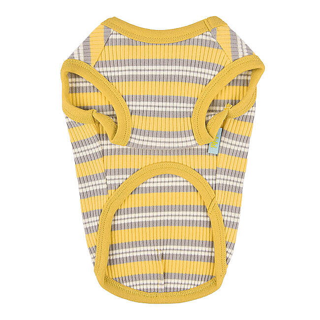 STRIPED BUNNY T-SHIRT / YELLOW - 2