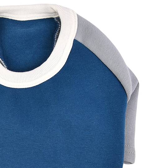 TWO COLOR BLOCK / NAVY - 3