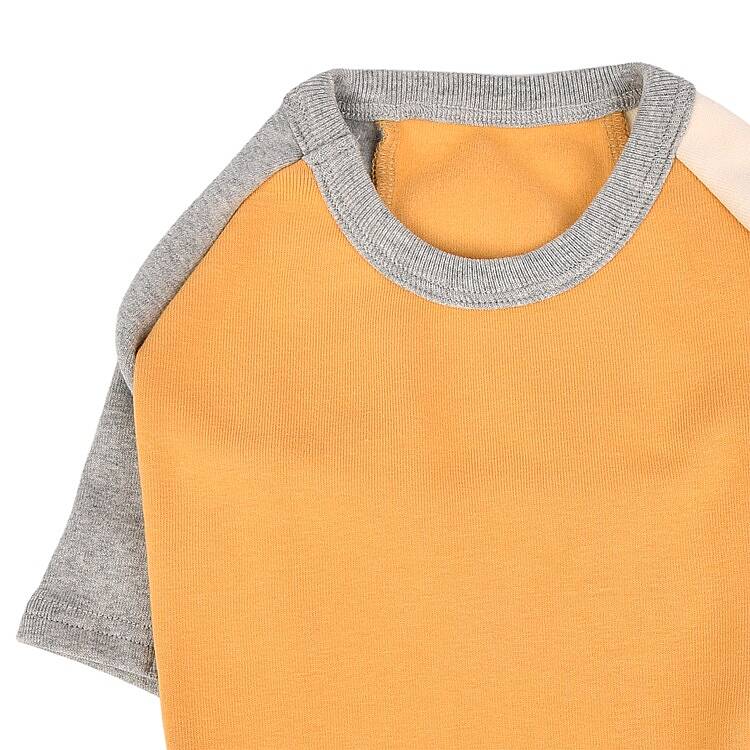 TWO COLOR BLOCK / YELLOW - 3