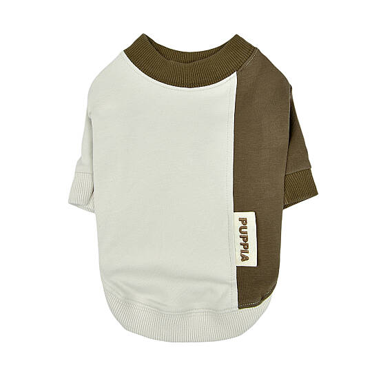 TWO TONE T SHIRT / BEIGE