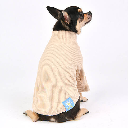 WAVE TURTLENECK / BEIGE - 6