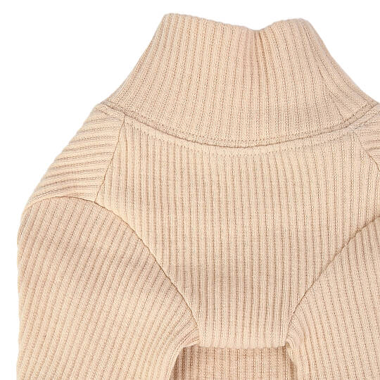 WAVE TURTLENECK / BEIGE - 3