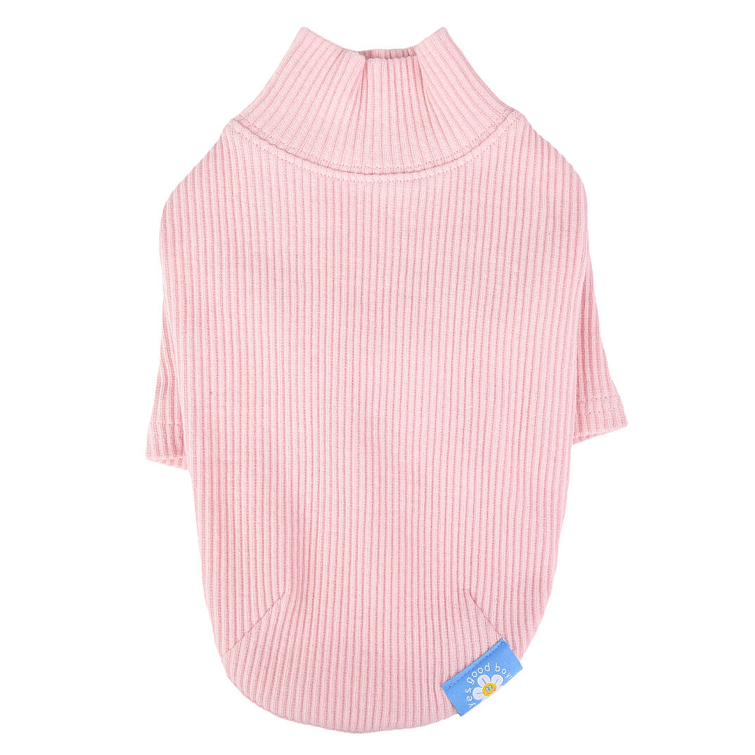 WAVE TURTLENECK / PINK - 1