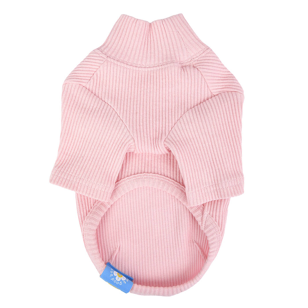 WAVE TURTLENECK / PINK - 2