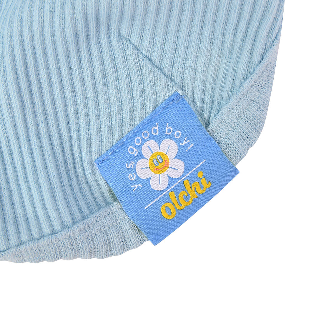 WAVE TURTLENECK / SKY BLUE - 4
