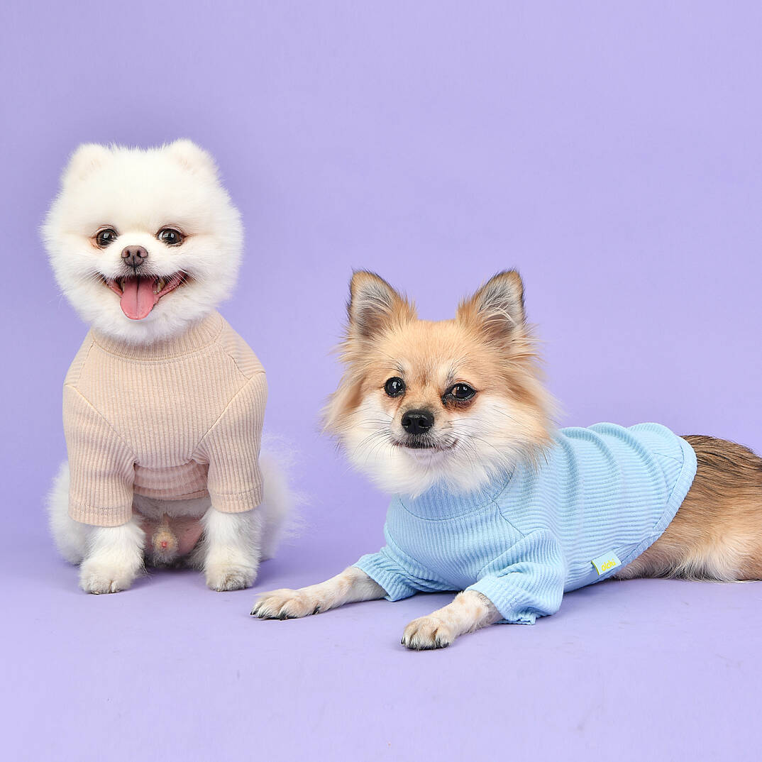 WAVE TURTLENECK / SKY BLUE - 6