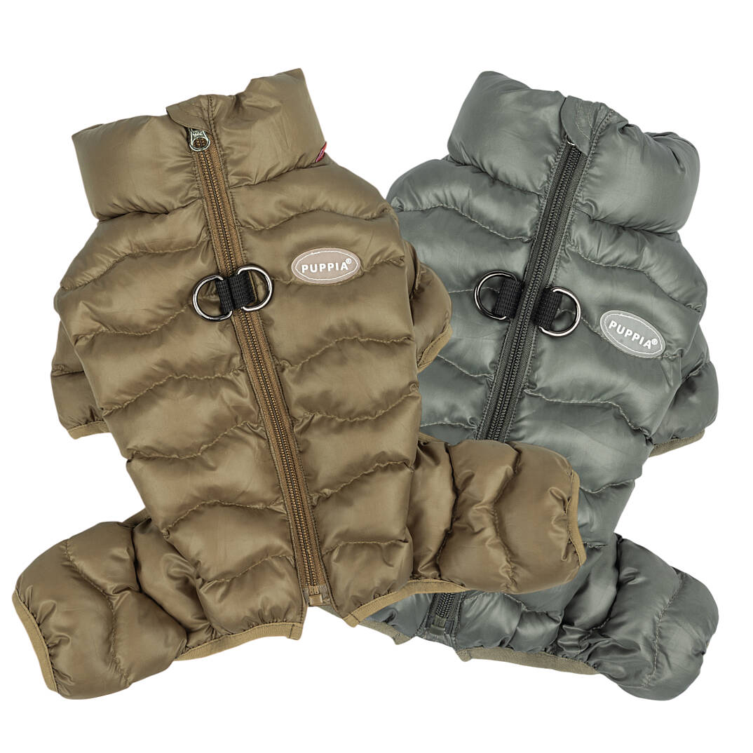 WAVY PUFFER SUIT / BROWN - 7