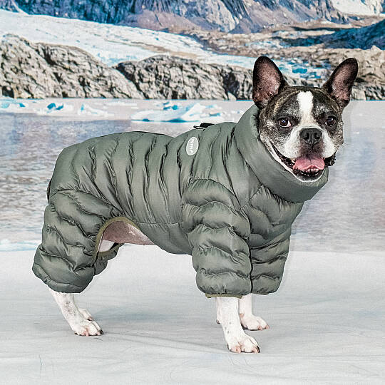 WAVY PUFFER SUIT / KHAKI - 4