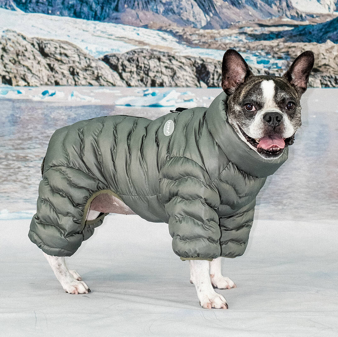 WAVY PUFFER SUIT / KHAKI - 4
