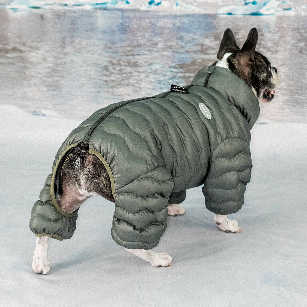 WAVY PUFFER SUIT / KHAKI - 5