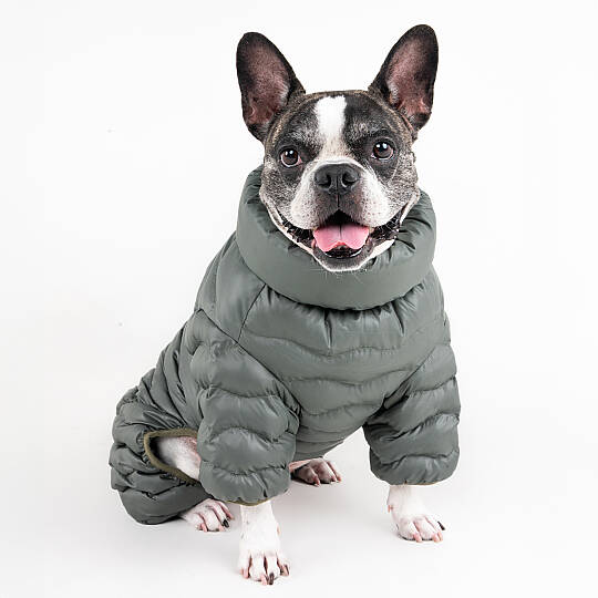 WAVY PUFFER SUIT / KHAKI - 6